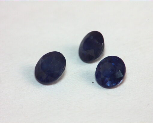 Blue Sapphire Natural Genuine Faceted Round Gemstone's  GPG,178 - Image 4