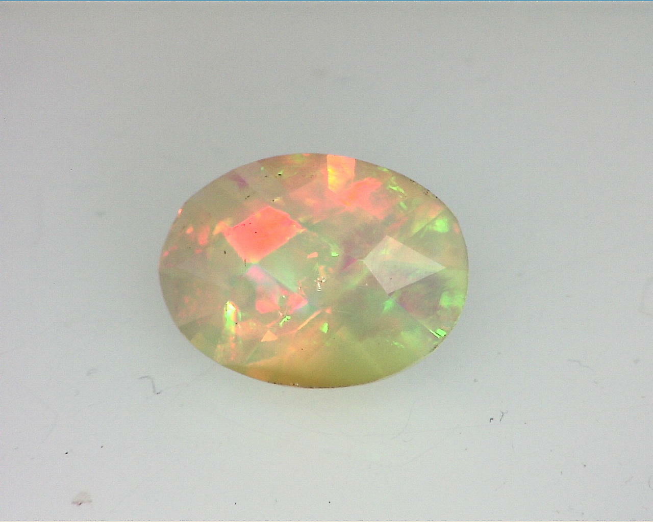 Opal (Ethiopian ) Natural Genuine Faceted Gemstone, GSG,190 - Image 4