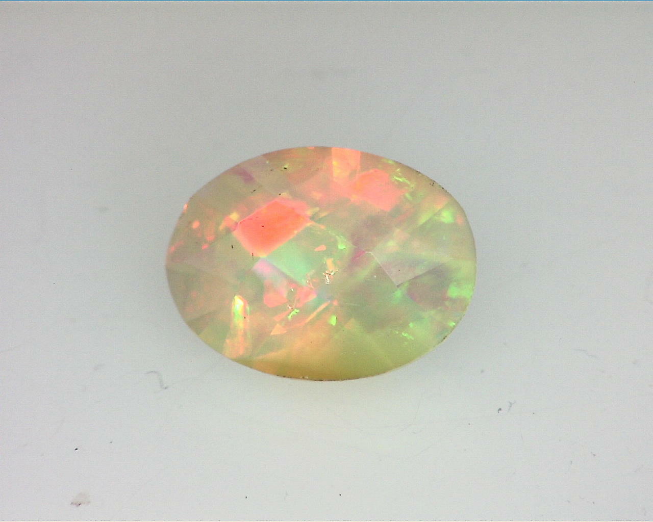 Opal (Ethiopian ) Natural Genuine Faceted Gemstone, GSG,190 - Image 5
