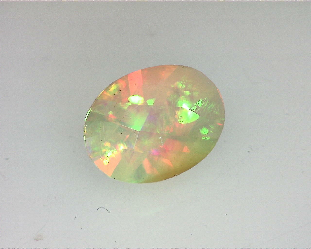 Opal (Ethiopian ) Natural Genuine Faceted Gemstone, GSG,190 - Image 6