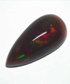 Alternative view of Opal (Black Opal) Pear Shape Natural Genuine Cabochon Gemstone GSG,191