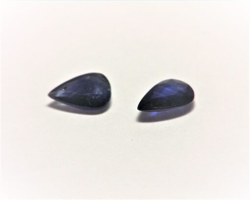 Blue Sapphire Pear Shape Natural Genuine Matched Pair Gemstones GRG,275