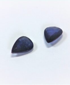 Alternative view of Blue Sapphire Pear Shape Natural Genuine Matched Pair Gemstones GRG,275