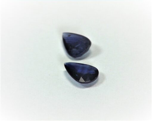 Blue Sapphire Pear Shape Natural Genuine Matched Pair Gemstones GRG,275 - Image 4