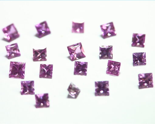 Pink Sapphire Princess Cut 3MM Natural Genuine Gemstones from Sri Lanka GPG386 - Image 10