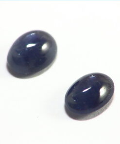 Blue Sapphire Natural Genuine Cabochon Matched Pair Gemstones GRG,410