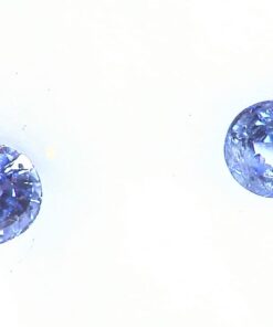Alternative view of Blue Sapphire, Matched Pair, Round Natural Genuine Gemstones Sri Lanka,GPG,498
