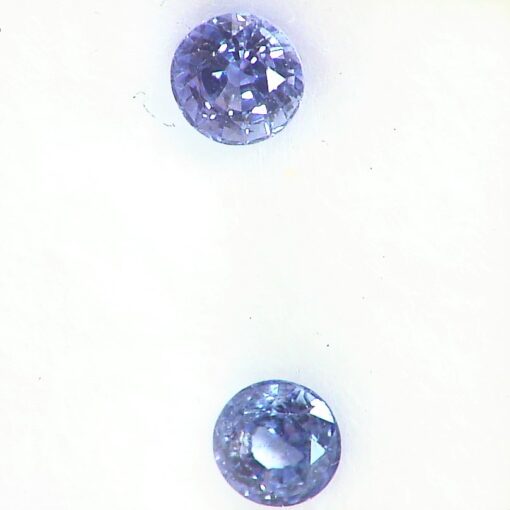 Blue Sapphire, Matched Pair, Round Natural Genuine Gemstones Sri Lanka,GPG,498 - Image 5