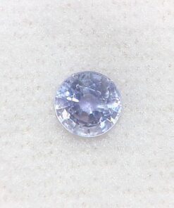 White Sapphire Natural Genuine Round Gemstone 0.62 Ct GPG, 503