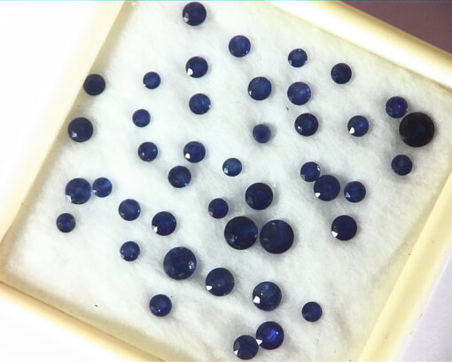 Blue Sapphire (Sri Lanka) Natural Genuine Faceted Gemstones GPG,61 - Image 5