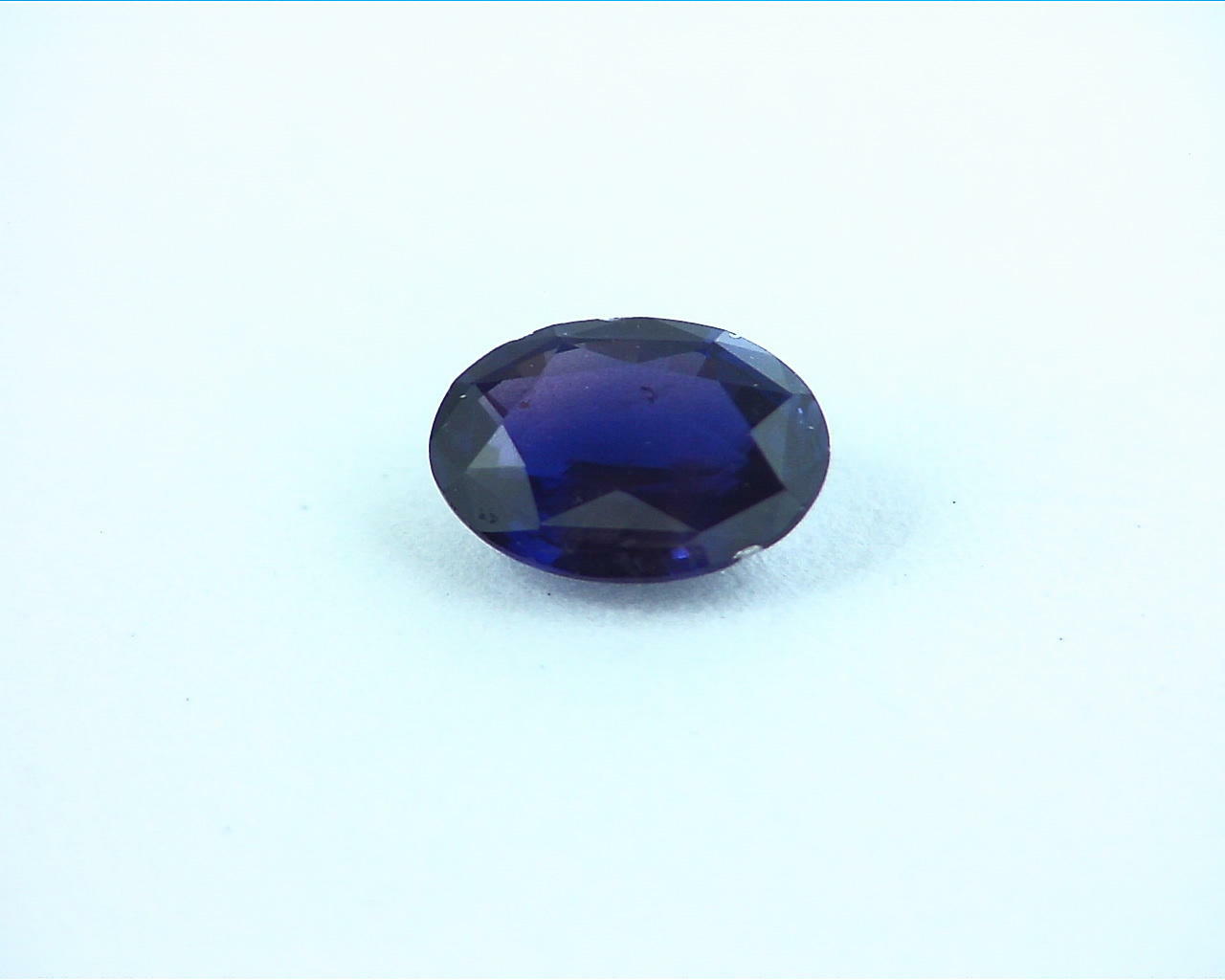 Blue Sapphire (Sri Lanka) Unheated Natural Genuine Faceted Gemstone GSG,64 - Image 2