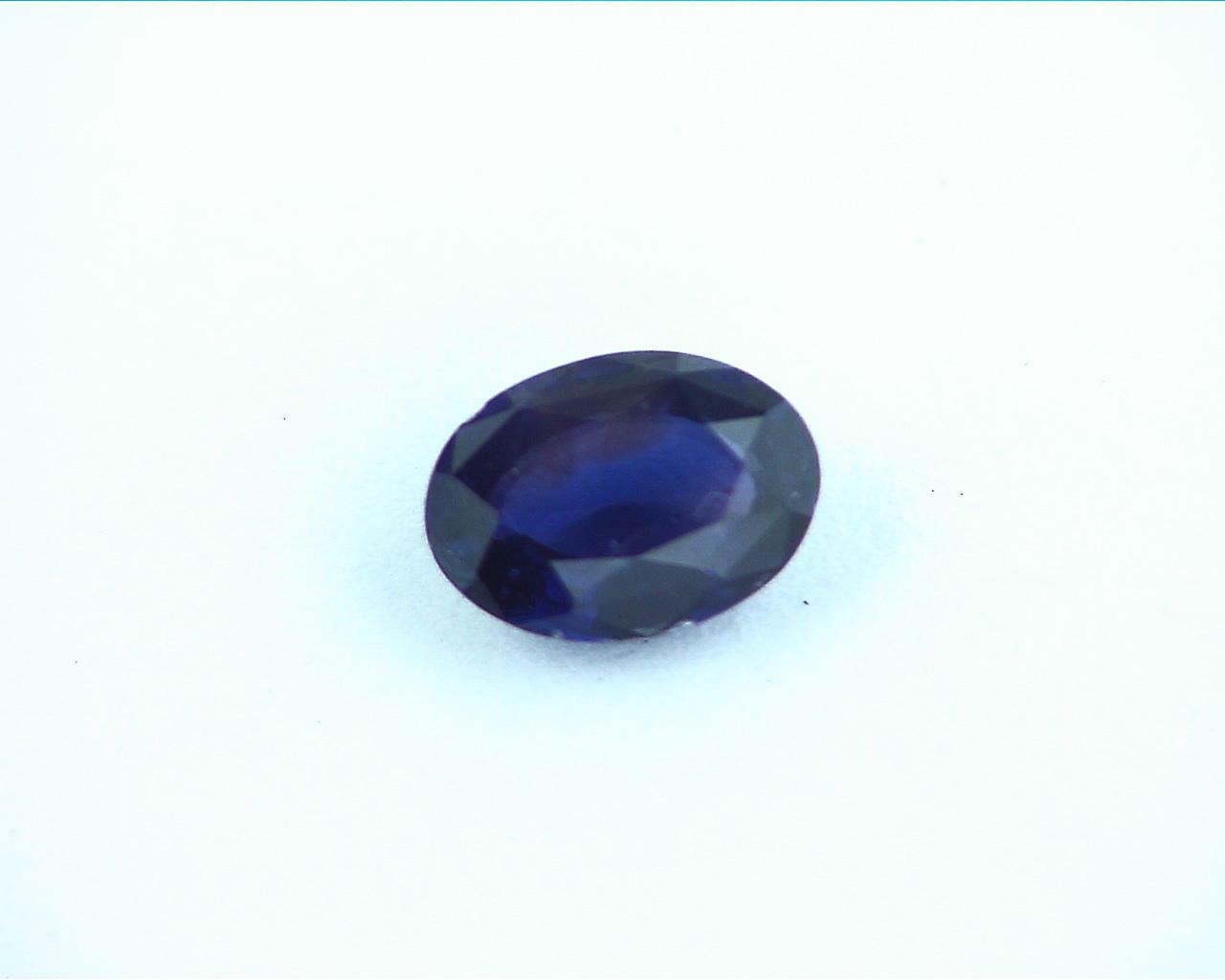 Blue Sapphire (Sri Lanka) Unheated Natural Genuine Faceted Gemstone GSG,64 - Image 5