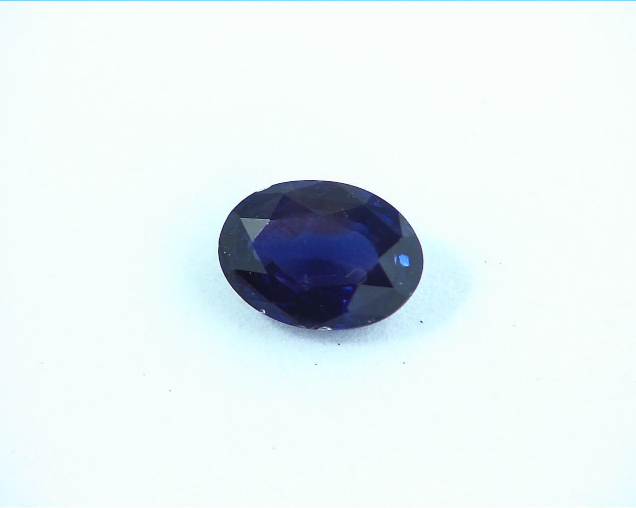 Blue Sapphire (Sri Lanka) Unheated Natural Genuine Faceted Gemstone GSG,64 - Image 6