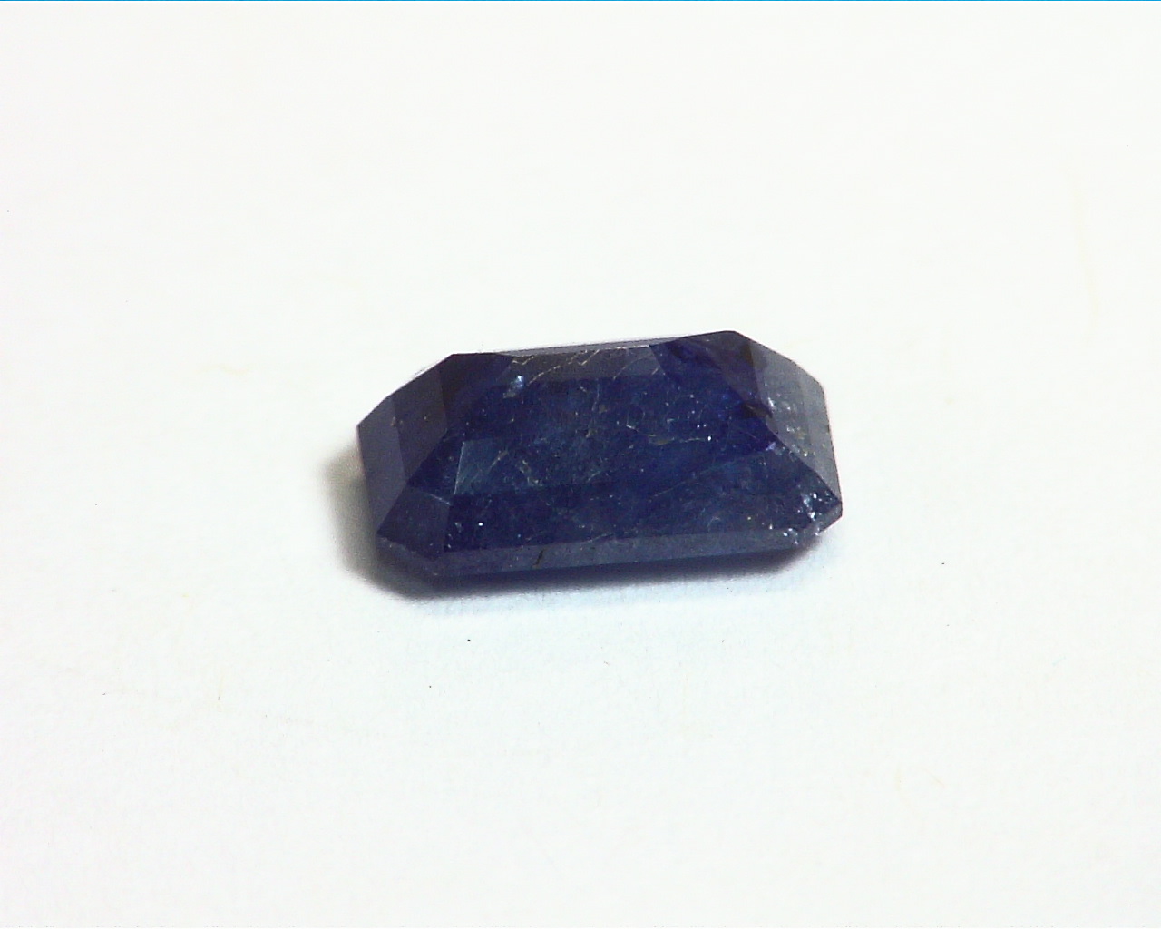 Blue Sapphire Natural Genuine Faceted Gemstone GSG,676 - Image 3