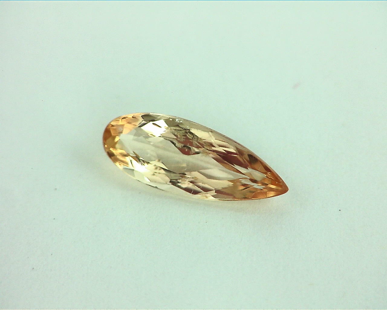 Imperial Topaz 1.29 KT Natural Genuine Faceted Gemstone GRG,175 - Image 3