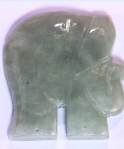 Jade National Genuine Carved Elephant GRG, 696