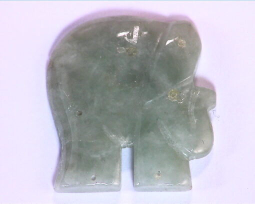 Jade National Genuine Carved Elephant GRG, 696