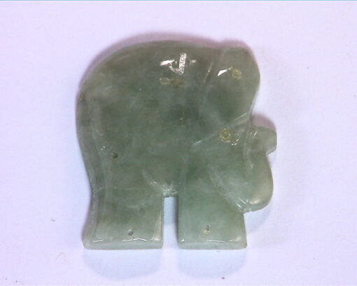 Jade National Genuine Carved Elephant GRG, 696 - Image 5