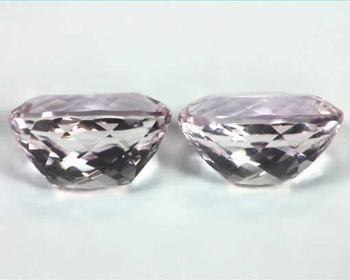 Kunzite Oval Shape Matched Pair Natural Genuine Gemstone 17.10 KT GSG129