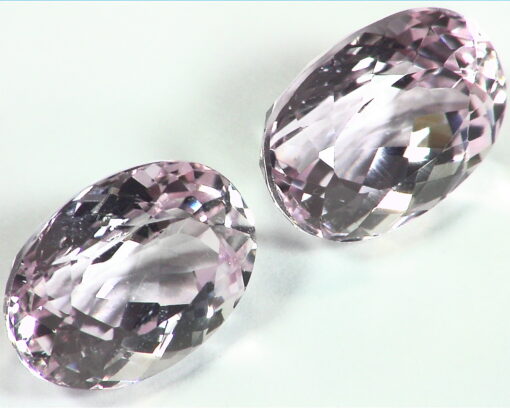 Kunzite Oval Shape Matched Pair Natural Genuine Gemstone 17.10 KT GSG129 - Image 5