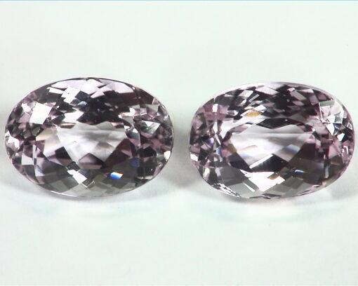Kunzite Oval Shape Matched Pair Natural Genuine Gemstone 17.10 KT GSG129 - Image 4