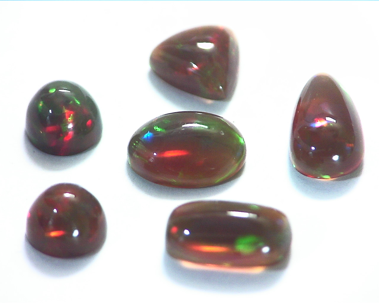 Opal (Black Opal) Natural Genuine Cabochon Gemstone GSG,162 - Image 5