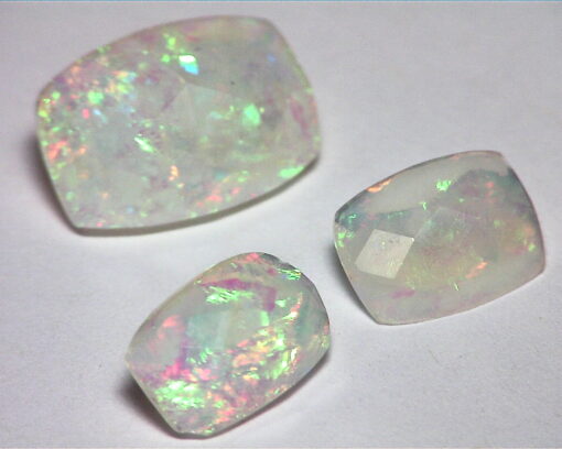 Opal (Ethiopian ) Natural Genuine Faceted Gemstone's GSG,182 - Image 6