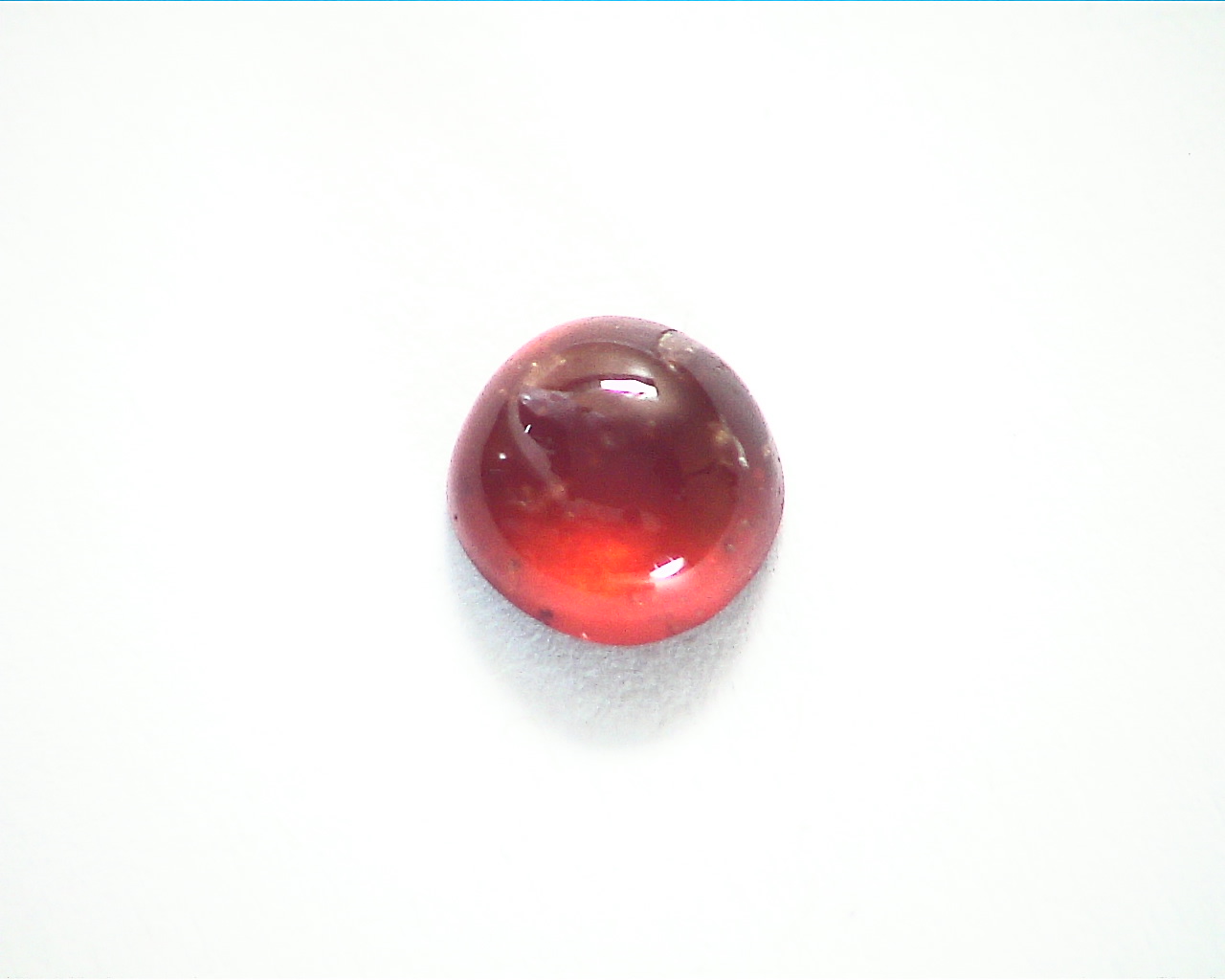 Hessonite Garnet Natural Genuine Cabochon Gemstone,GRG,298 - Image 2