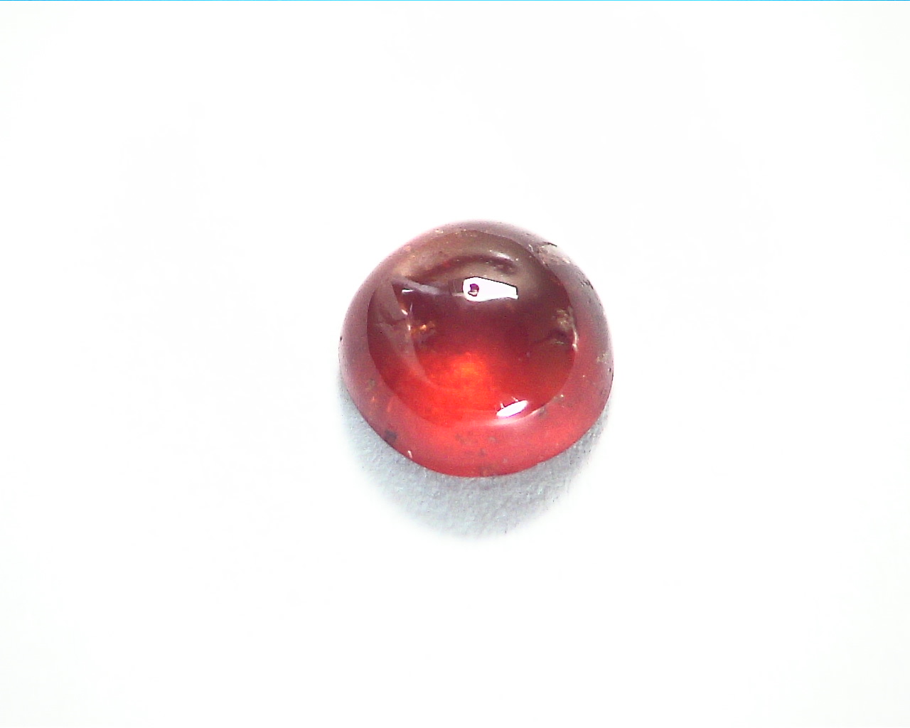 Hessonite Garnet Natural Genuine Cabochon Gemstone,GRG,298 - Image 3