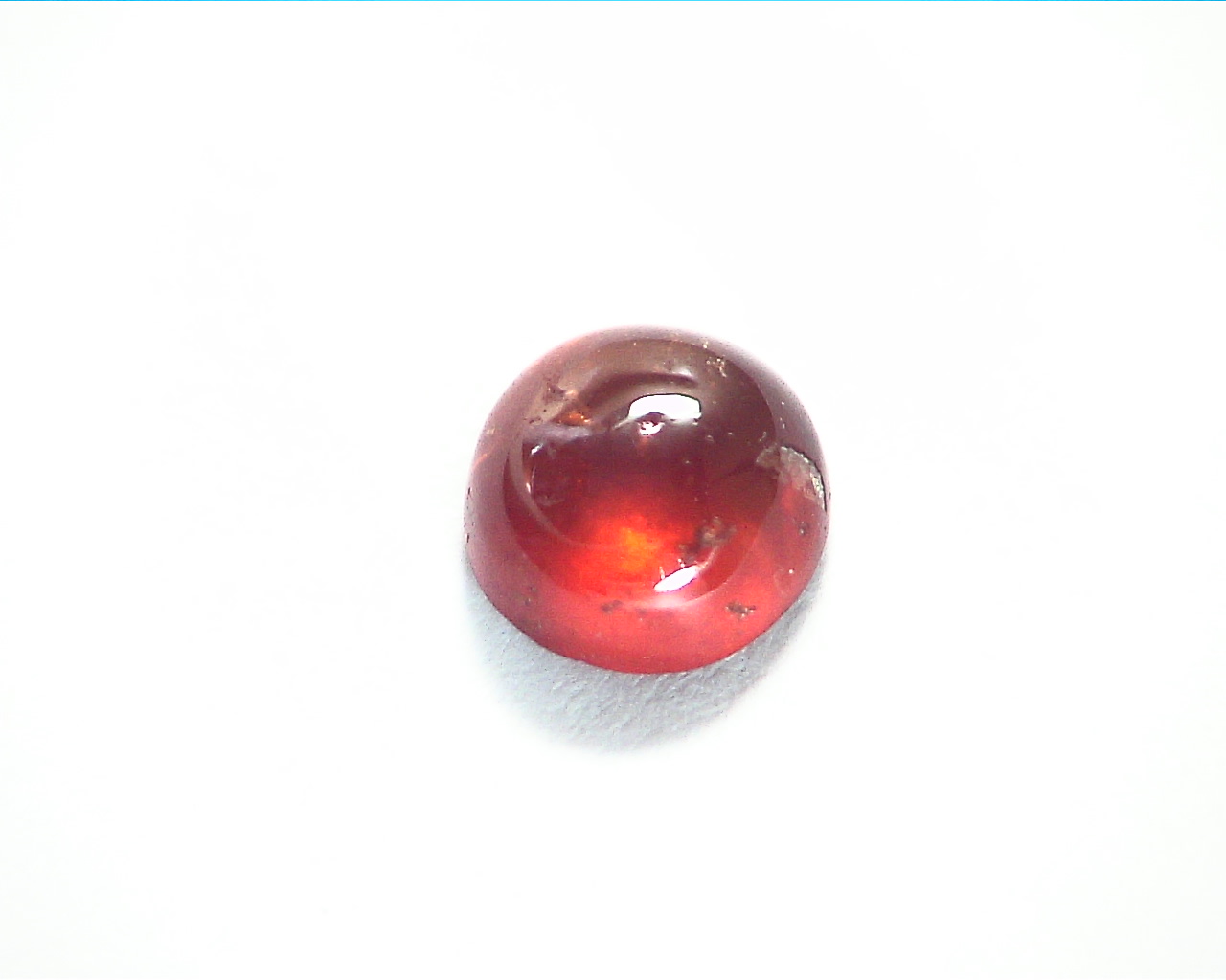 Hessonite Garnet Natural Genuine Cabochon Gemstone,GRG,298 - Image 4