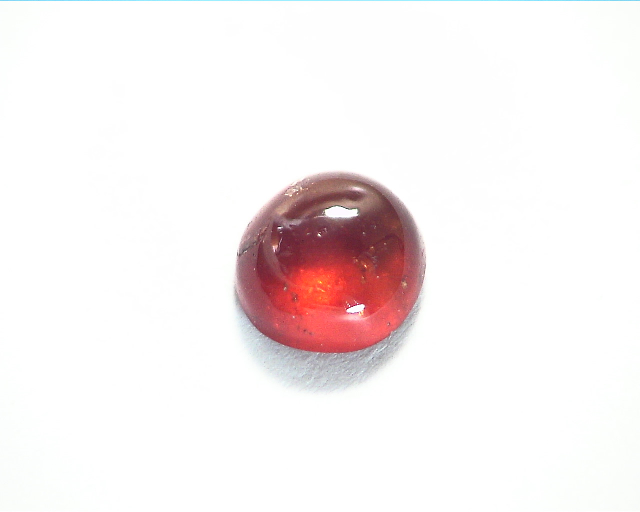 Hessonite Garnet Natural Genuine Cabochon Gemstone,GRG,298 - Image 7
