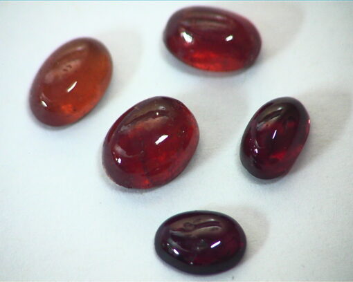Hessonite Garnet Natural Genuine Cabochon Gemstones,GRG,467 - Image 4