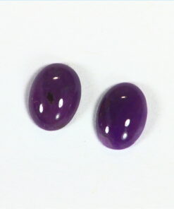 Gem Silica Natural Genuine Cabochon Gemstone Oval Shape Pair GSG,471