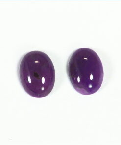 Alternative view of Gem Silica Natural Genuine Cabochon Gemstone Oval Shape Pair GSG,471