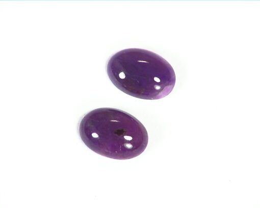 Gem Silica Natural Genuine Cabochon Gemstone Oval Shape Pair GSG,471 - Image 3