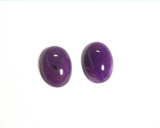Gem Silica Natural Genuine Cabochon Gemstone Oval Shape Pair GSG,471 - Image 6