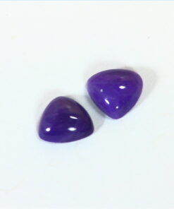 Gem Silica Natural Genuine Cabochon Gemstone Trilliant  Shape Pair GSG,472