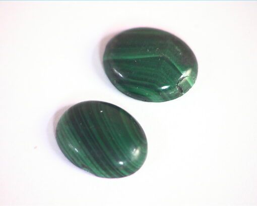 Malachite Natural Genuine Gemstone Matched Pair GSG,475 - Image 4