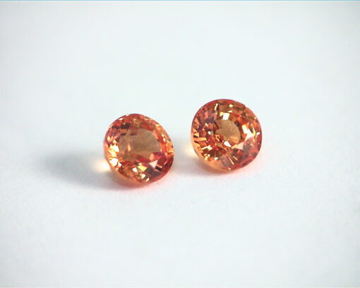 Mandarin Garnet Matched Pair Natural Genuine Gemstone,GRG,485 - Image 3