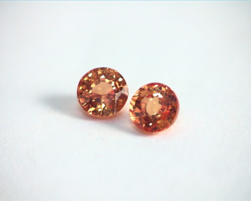 Mandarin Garnet Matched Pair Natural Genuine Gemstone,GRG,485 - Image 4