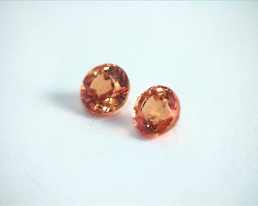 Mandarin Garnet Matched Pair Natural Genuine Gemstone,GRG,485 - Image 5