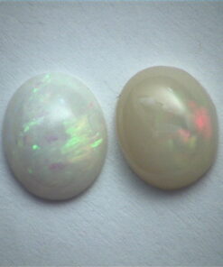 Opal (Ethiopian ) Natural Genuine Oval Shape Gemstone's Pair GSG,565