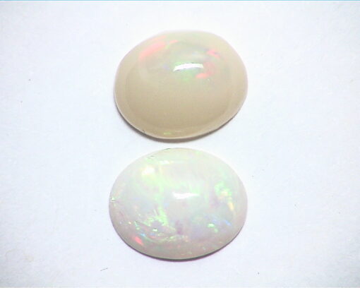 Opal (Ethiopian ) Natural Genuine Oval Shape Gemstone's Pair GSG,565 - Image 3