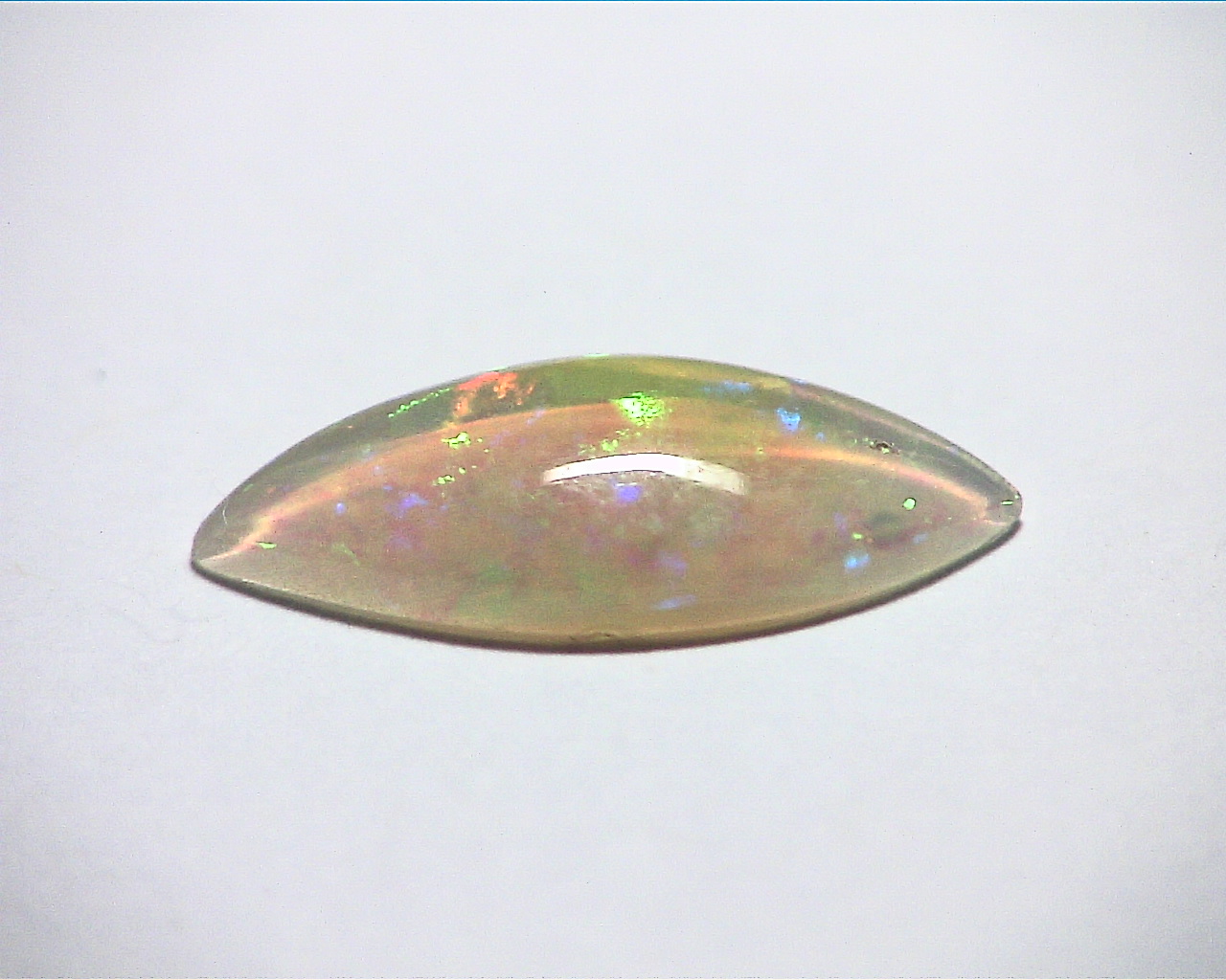 Opal (Ethiopian ) 2.52 KT Natural Genuine Cabochon Gemstone GSG,62 - Image 4