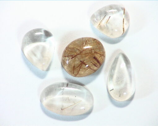 White Rutilated Quartz Natural Genuine Gemstone's GSG 643 - Image 5