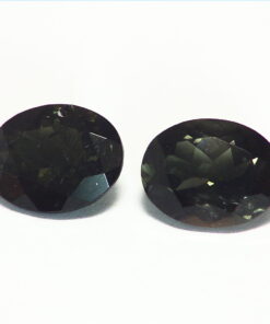 Tourmaline (Green) Genuine Gemstone Matched Pair, 6.55 KT GSG,655