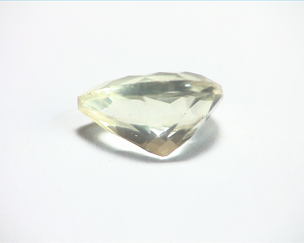 Quartz Peach Color Natural Genuine Faceted Gemstone GSG, 86 - Image 5