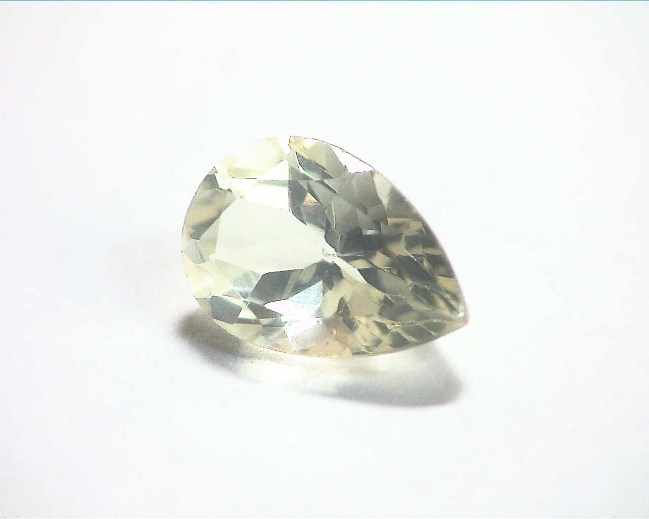 Quartz Peach Color Natural Genuine Faceted Gemstone GSG, 86 - Image 6