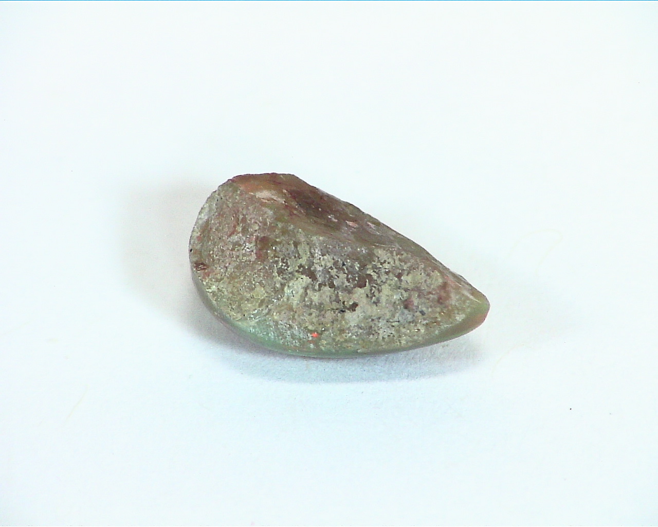 Ethiopian Opal Natural Genuine Pear Shape Gemstone 2.15 CT GSG,94 - Image 7