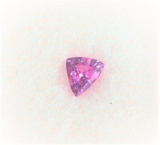 Pink Sapphire Natural Genuine Trilliant Cut Gemstone 0.39 CT GPG 161